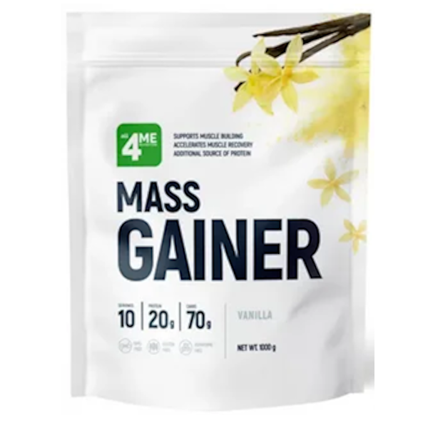 MASS GAINER 1000г ваниль 4МЕ